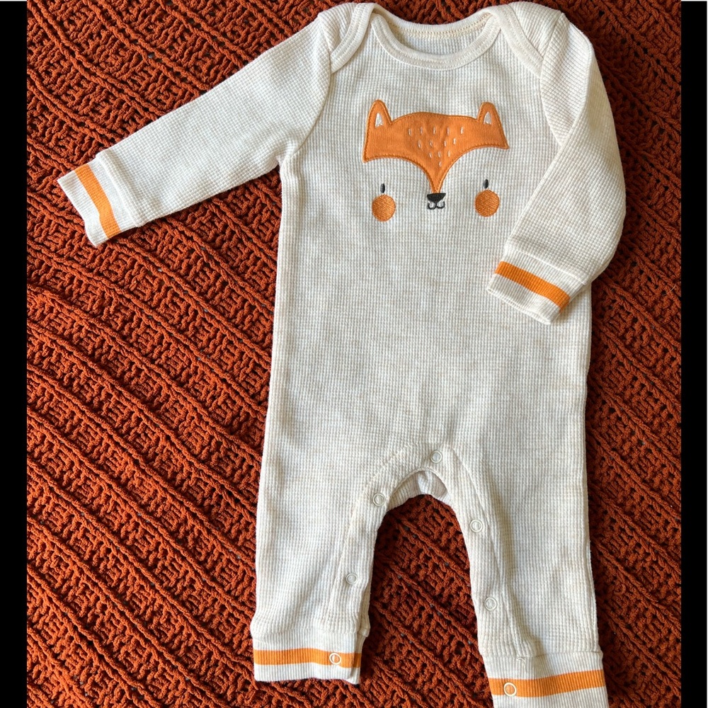 Brand New Fox Thermal Onesie 3M Sterling Baby